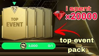 fc mobile 24  opening top event pack  i spent 20000 gems [upl. by Suzette]