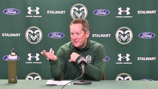 Colorado State Basketball M Niko Medved PostGame Adams State [upl. by Gomer]