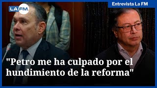 Presidente del Congreso habló de lo que pasó con el hundimiento de la Reforma Tributaria [upl. by Ormond]