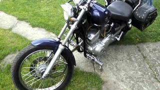 Yamaha Virago XV 250 SilverTail exhaust sound [upl. by Laenahtan843]