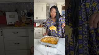 Mac N Cheese Part2 macncheese macandcheese thanksgivingfood holidayrecipe shorts texykitchen [upl. by Emiline]