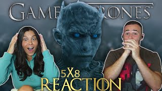 Game of Thrones 5x8 REACTION and REVIEW  FIRST TIME Watching  Hardhome [upl. by Chaunce]