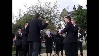 MF12 Tottington Town Band outside St Pauls church Bridge Street [upl. by Enovaj]