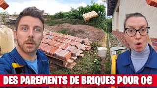 On FABRIQUE nos PAREMENTS DE MUR  TRAVAUX RENOVATION MAISON EP 36 [upl. by Klinges333]