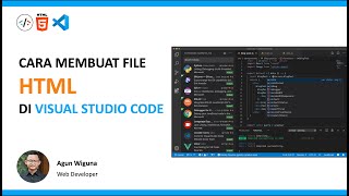 Cara Membuat File HTML di Visual Studio Code [upl. by Wexler346]