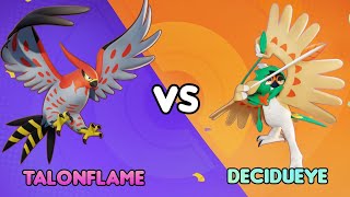 Talonflame VS DecidueyePokemon unite [upl. by Revorg810]