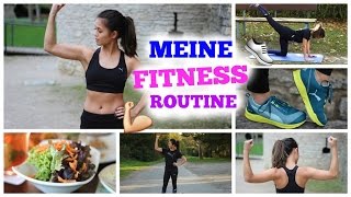 MEINE FITNESS ROUTINE  Wie halte ich mich FIT  APPS ESSENTIALS amp WORKOUT [upl. by Schwitzer538]