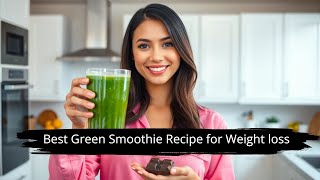 Best GREEN SMOOTHIE recipe for WEIGHT LOSS [upl. by Wonacott33]