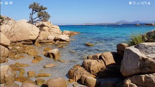 Cala Capriccioli Spiaggia Arzachena Costa Smeralda Sardegna [upl. by Rolyks]