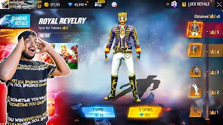 Season 4 Royal Revelry 😱 Challenge To Small Bro Unbox All Rare Items  Garena Free Fire [upl. by Dnalyr]