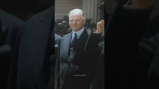 Herbert Hoover in 1933  Restored Footage [upl. by Esenwahs]