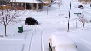 Smart Car in Snow [upl. by Orodisi]