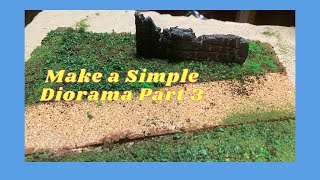 TUTORIAL  How to Make a Simple Diorama part 3 [upl. by Gerek]