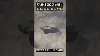 Russias Powerful FAB 3000 Glide Bomb in Action militarytechnology glidebomb [upl. by Aicertal]