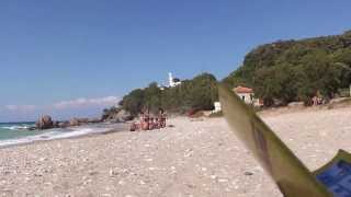 A very windy day in Potami Beach Samos [upl. by Yralih]