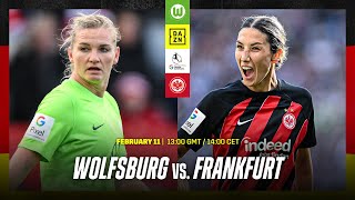 VfL Wolfsburg vs Eintracht Frankfurt  Frauen Bundesliga 202324 Matchday 13 Full Match [upl. by Nwadrebma552]