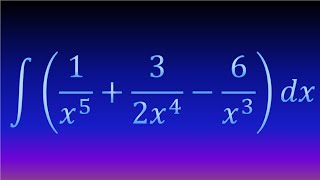 17 Integral de potencias negativas de x Fracciones [upl. by Sheehan]