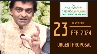 SalamShaadicom Call 8125999340 For Urgent Marriage Muslim Wedding Hyderabad Pro 23FEB2024 [upl. by Tiertza]