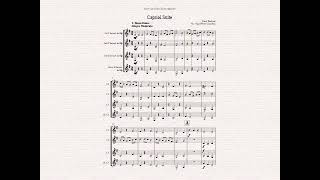 Capriol suite done for clarinet quartet [upl. by Ojillek]