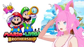 🌸【Mario amp Luigi Brothership】Lost at Sea and Facing Fiery Trouble Vtuber 🌸 [upl. by Adnar]