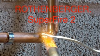 Rothenberger SuperFire 2 The Best Soldering Torch for plumbers [upl. by Yenruoj]