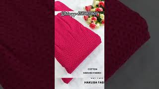 Cotton hakuba running fabrics trending [upl. by Wake373]