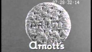 Arnotts Biscuits 1962 TV commercial [upl. by Yenal577]