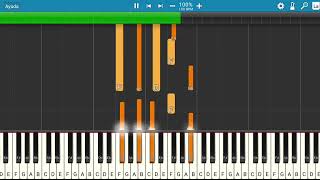 Vilma Palma e Vampiros  Bye Bye  Piano Tutorial  Midi [upl. by Grannia]