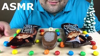 ASMR CHOCOLATE ICE CREAM MampMs Dessert Eating Sounds NO TALKING [upl. by Ecinaej]