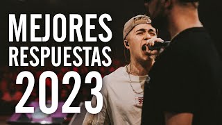 Las MEJORES RESPUESTAS del AÑO 2023  Batallas De Gallos Freestyle Rap [upl. by Leima]