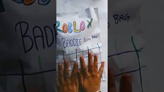 Roblox baddie blind bagpaperdiypapersquishypapercraftasmrblindbagrobloxmusicdiy [upl. by Stilu]