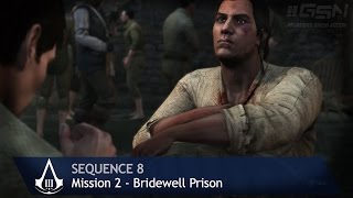 Assassins Creed 3  Sequence 8  Mission 2  Bridewell Prison 100 Sync [upl. by Aisyle]