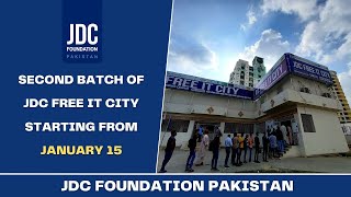 ۔New batch of JDC FREE IT CITY will start from 15th Jan 2022 [upl. by Dynah]