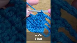 Double Crochet 3 together DC3tog shorts crochet easycrochet [upl. by Annaierb]