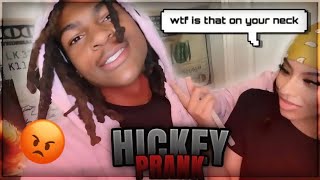 HICKEY PRANK ON MY CRUSH 😨 GETS VIOLENT [upl. by Neom]