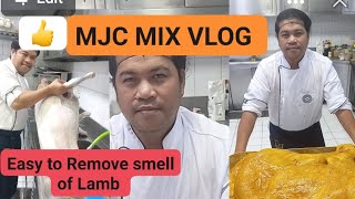 MJC MIX VLOG HOW TO CLEAN AND REMOVE THE SMELLY SMELL OF THE LAMB trending [upl. by Phail]