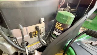 John Deere Easy Change Oil Conversion [upl. by Ydnir]