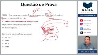 QUESTÃO 30001  POLÍTICA FISCAL CPA20 CEA AI ANCORD [upl. by Salisbury]