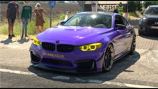 INSANE BMWs leaving Bimmerfest 2023 Single Turbo E30 M5 E60 M3 E92 M4CSL GPower M3 M140 E36 [upl. by Penland]