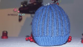 Uncinetto cappello uomo tutorial [upl. by Caesaria]