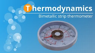 How does a bimetallic strip thermometer work [upl. by Mozart]