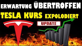 TESLA AKTIE TSLA AKTIE UPDATE ✅ TELSA ÜBERTRIFFT ERWARTUNGEN ✅ AKTIENKURS EXPLODIERT NACHBÖRSLICH ✅ [upl. by Chally]