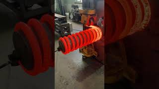 What s super big spring making by coil speed method machine springs method process producer [upl. by Amerigo]