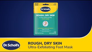 Dr Scholls® Rough Dry Skin UltraExfoliating Mask [upl. by Deeyn]