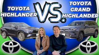 Toyota Highlander VS Toyota Grand Highlander comparison  Which one [upl. by Ariad]