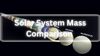 Solar System Mass Comparison [upl. by Mak923]