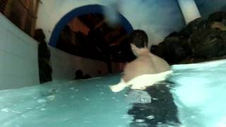 Center parcs elvedon sub tropical pool slides flumes and lazy river [upl. by Nirhtak]