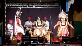 Yakshagana 2017Maletu niluwe eke maawaSri KadbalSanmay bhat Malvalli [upl. by Sessylu]