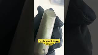 Pyrite tower crystalelements reels healingcrystalsandstones shorts pyrite crystaltherapy [upl. by Oirramaj455]