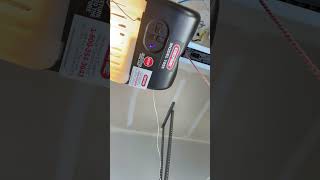 How to program genie model 1055 remote control garageopener geniegarageopener shorts [upl. by Geller]